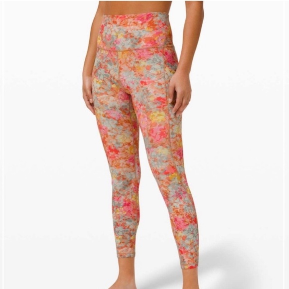 lululemon athletica Pants - Lululemon Align HR 25” Pant with Pockets Inflorescence Multi